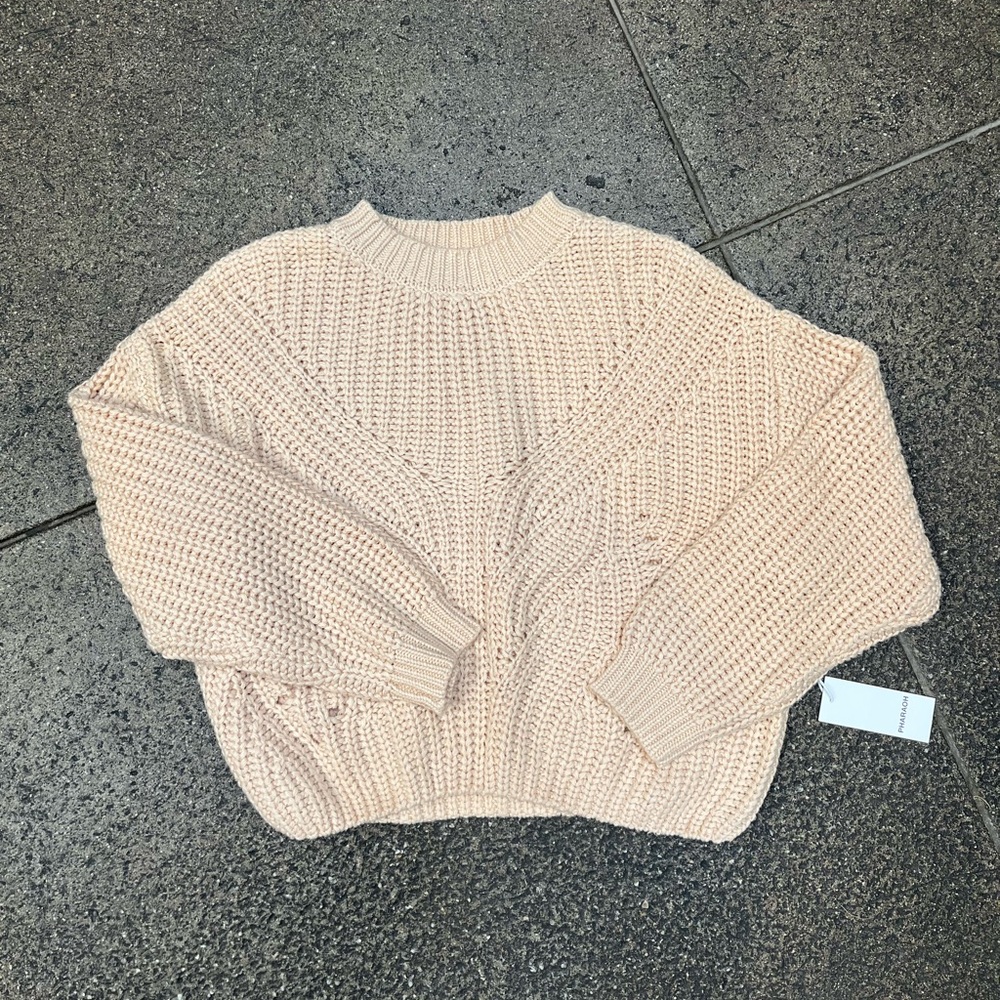 Pharaoh Shell Pink Knit Sweater